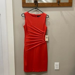 Ivanka Trump Coral Knee Length Dress